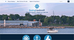 Desktop Screenshot of boatingcapebreton.com